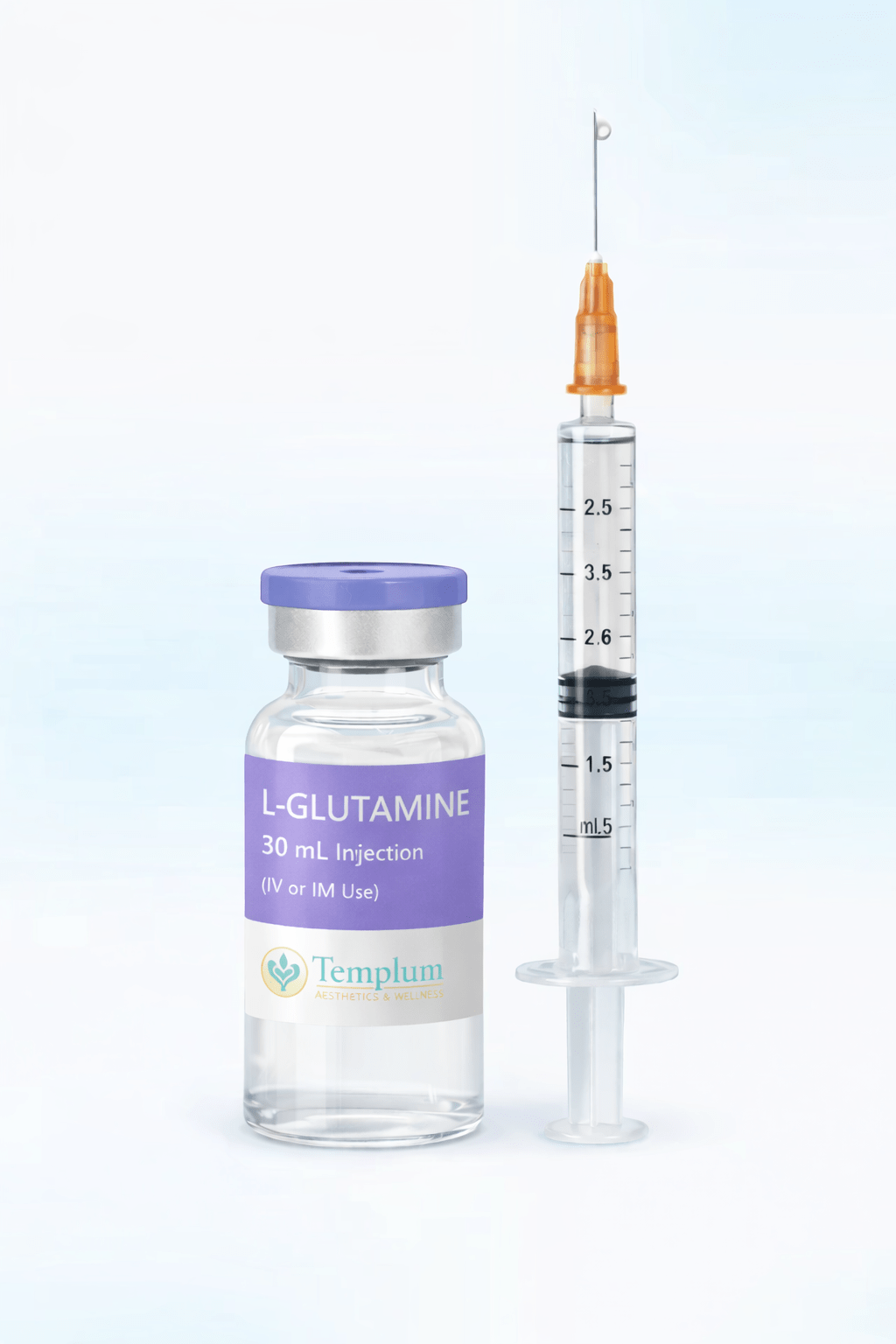 L-Glutamine (IV or IM) Injection - Templum Aesthetics & Wellness