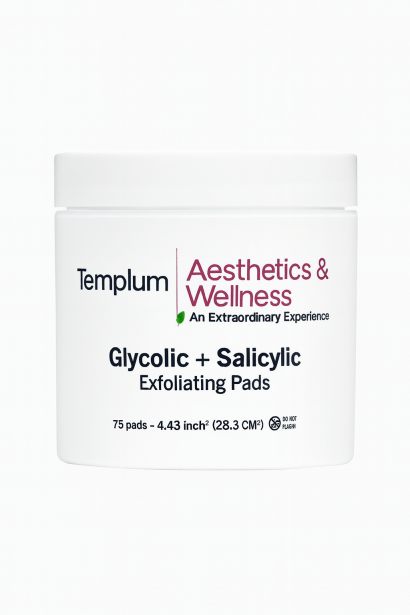 TEMPLUM GLYCOLIC SALICYLIC EXFOLIATING PADS