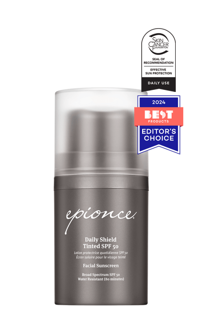 EPIONCE-Daily Shield Tinted SPF 50 ($42)