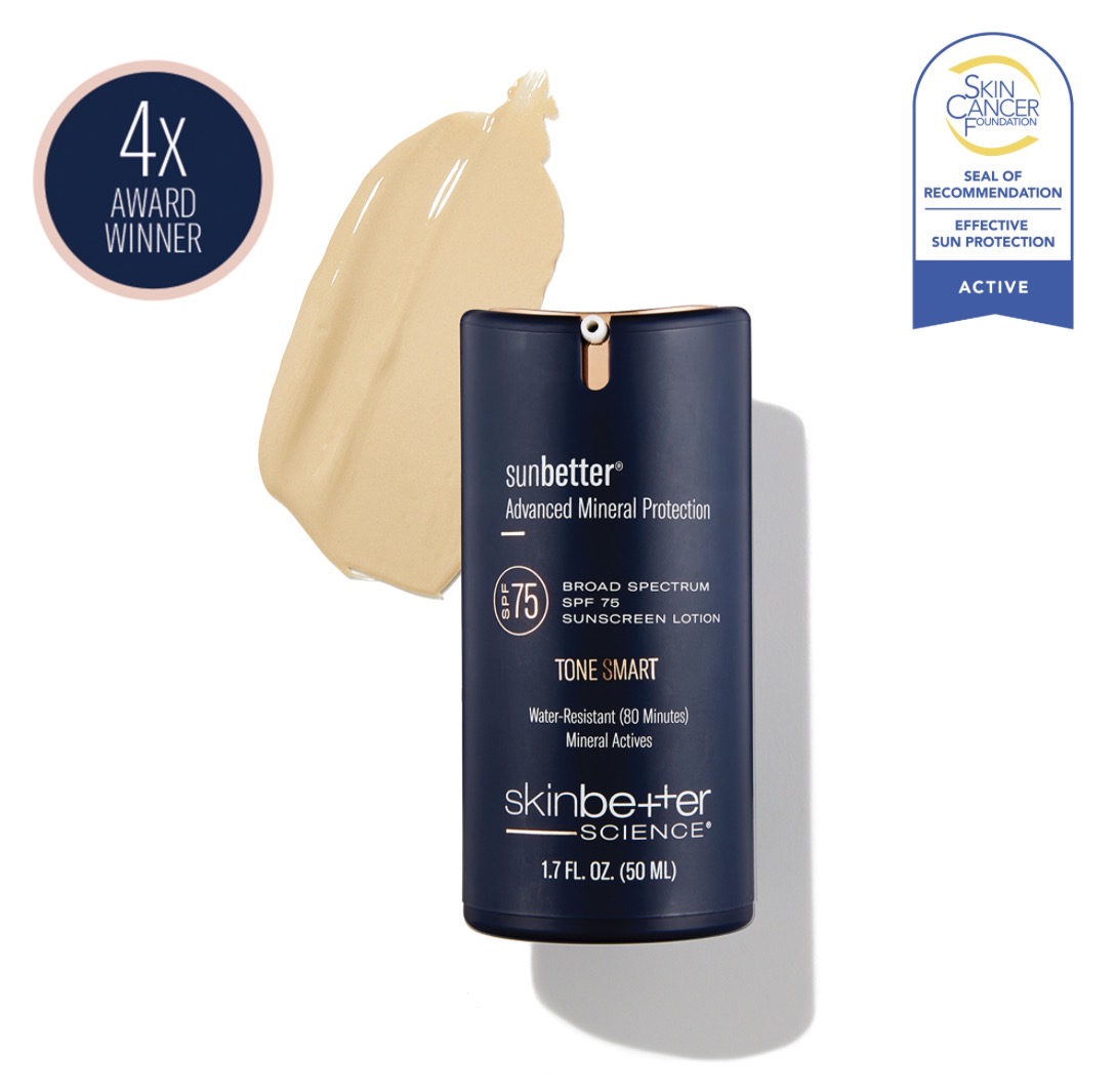 SKIN BETTER SCIENCE SUNBETTER ADVANCED MINERAL PROTECTION BROAD SPECTRUM SPF 75 SUNSREEN LOTION
