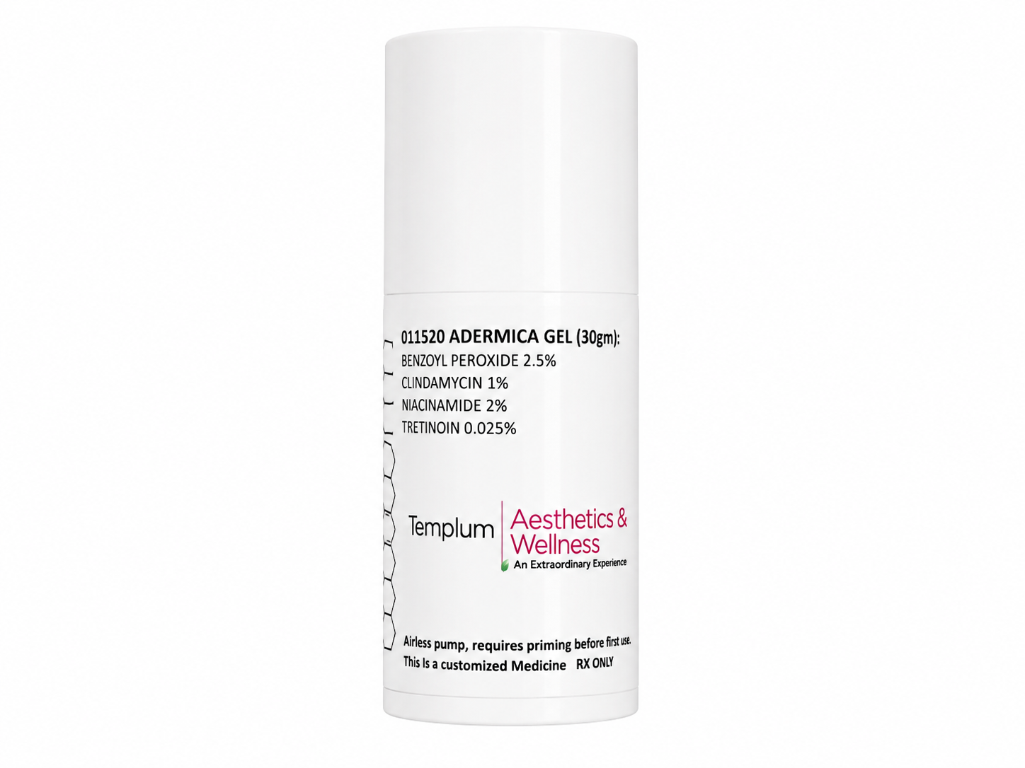 TEMPLUM ADERMICA Gel – Advanced 4-in-1 Acne Treatment RX