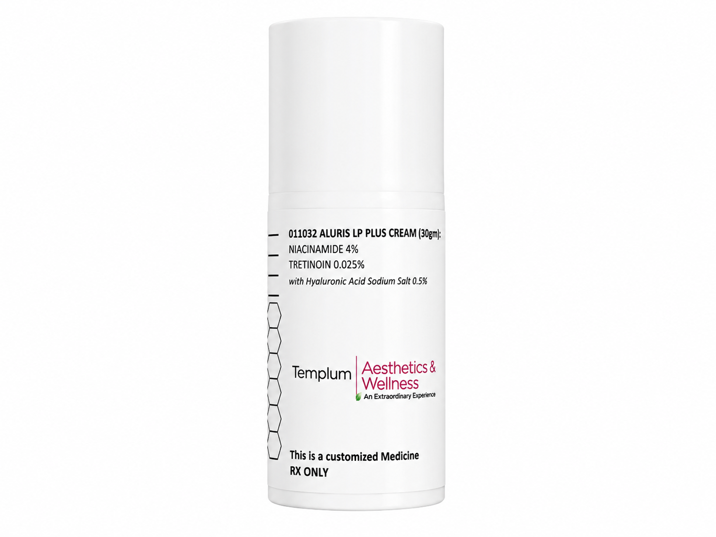 TEMPLUM Aluris LP Cream – Prescription Tretinoin 0.025% + Niacinamide 4% RX